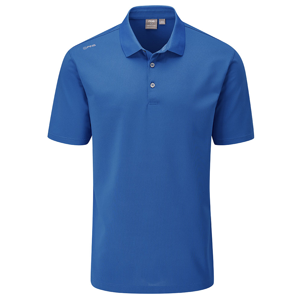 'Ping Golf Herren Pique Polo Lincoln blau' von Ping