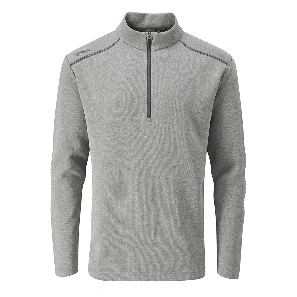 'Ping Golf Herren Ramsey 1/4 Zip Sweater grau' von Ping