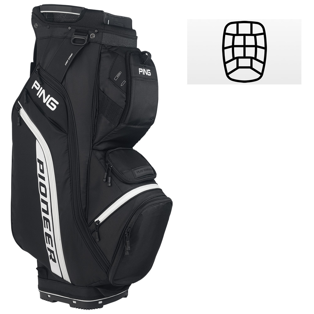 'Ping Pioneer 214 Cartbag schwarz' 'Ping Pioneer 214 Cartbag schwarz' von Ping