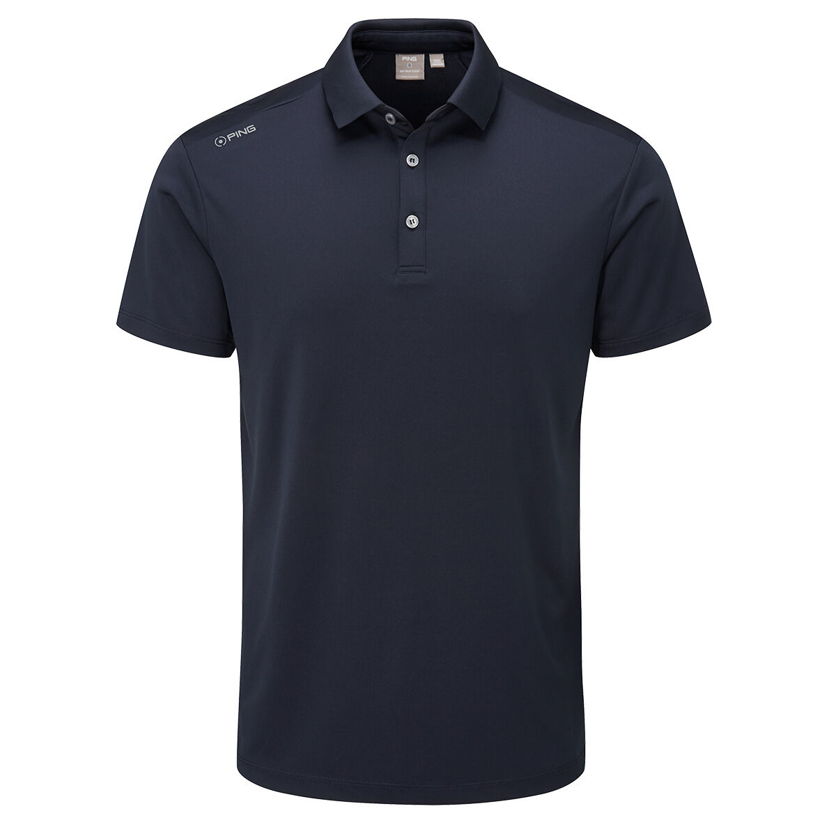 PING Men's Lindum Stretch Golf Polo Shirt, Mens, Navy blue, Xxl | American Golf von Ping