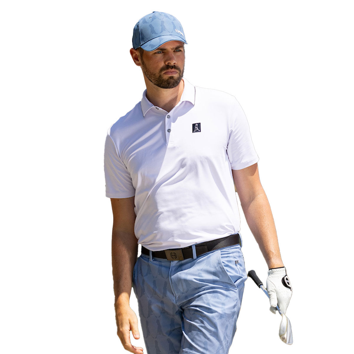 PING Men's Mr Ping II Golf Polo Shirt, Mens, White, Small | American Golf von Ping