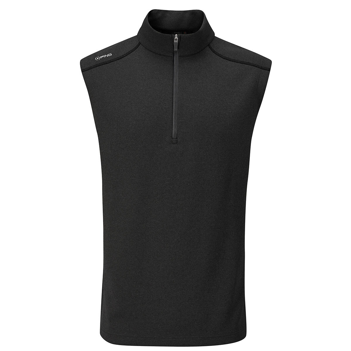 PING Men's Ramsey Half Zip Golf Vest, Mens, Black, Xxl | American Golf von Ping