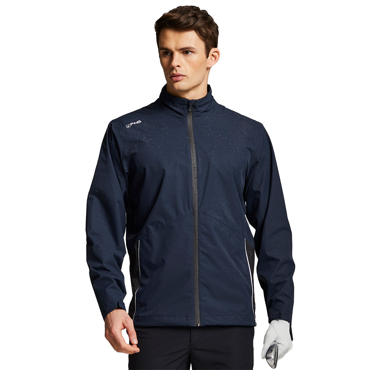 PING Men's SensorDry Waterproof Golf Jacket, Mens, Navy/black, Xxl | American Golf von Ping