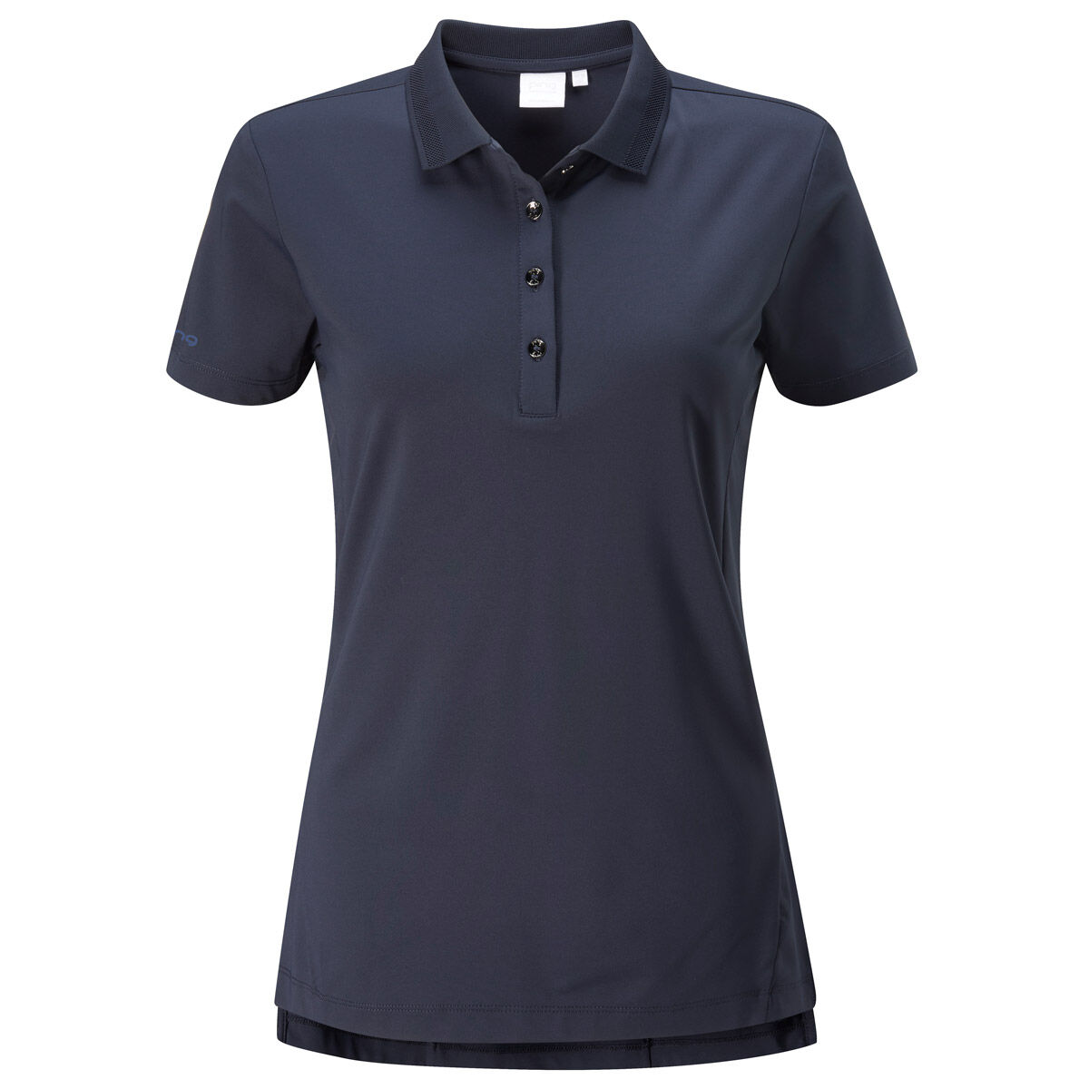 PING Womens Sedona Stretch Golf Polo Shirt, Female, Navy blue, 10 | American Golf von Ping