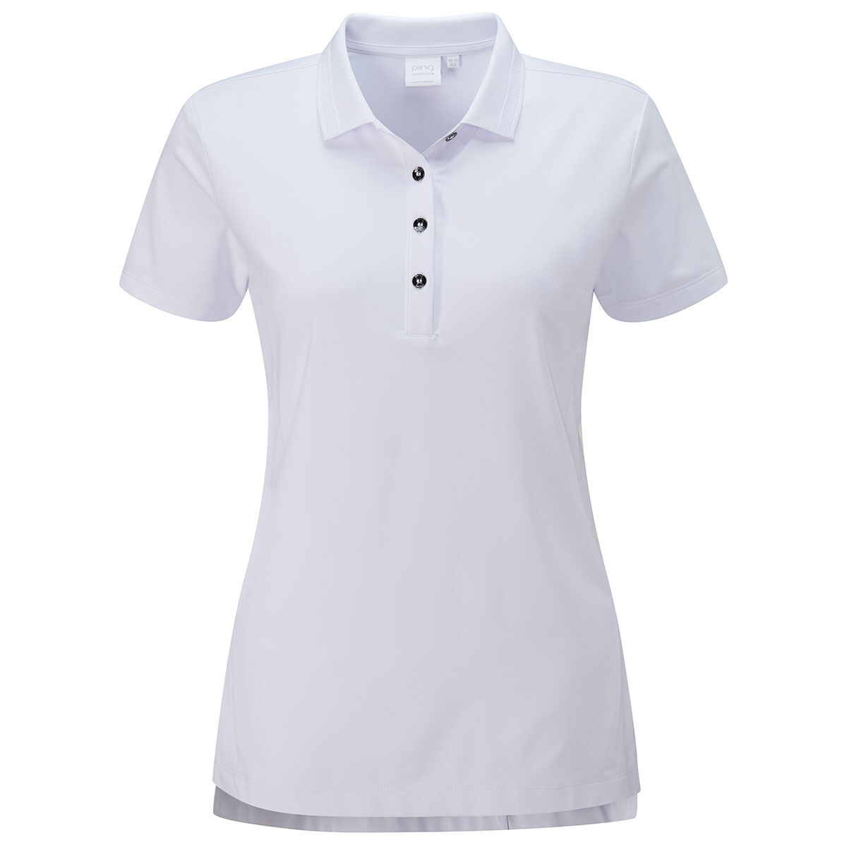 PING Womens Sedona Stretch Golf Polo Shirt, Female, White, 12 | American Golf von Ping