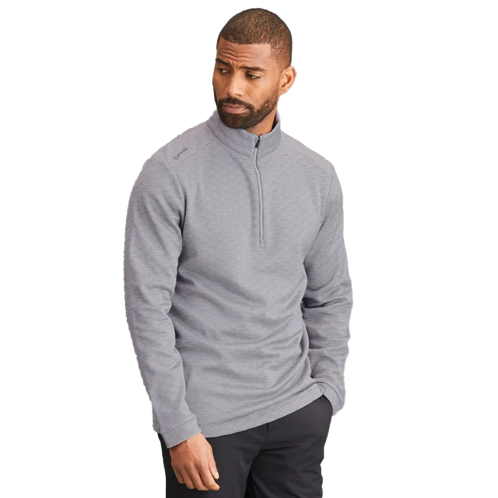 'Ping Golf Herren Bexton 1/4 Zip Pullover grau' 'Ping Golf Herren Bexton 1/4 Zip Pullover grau' von Ping
