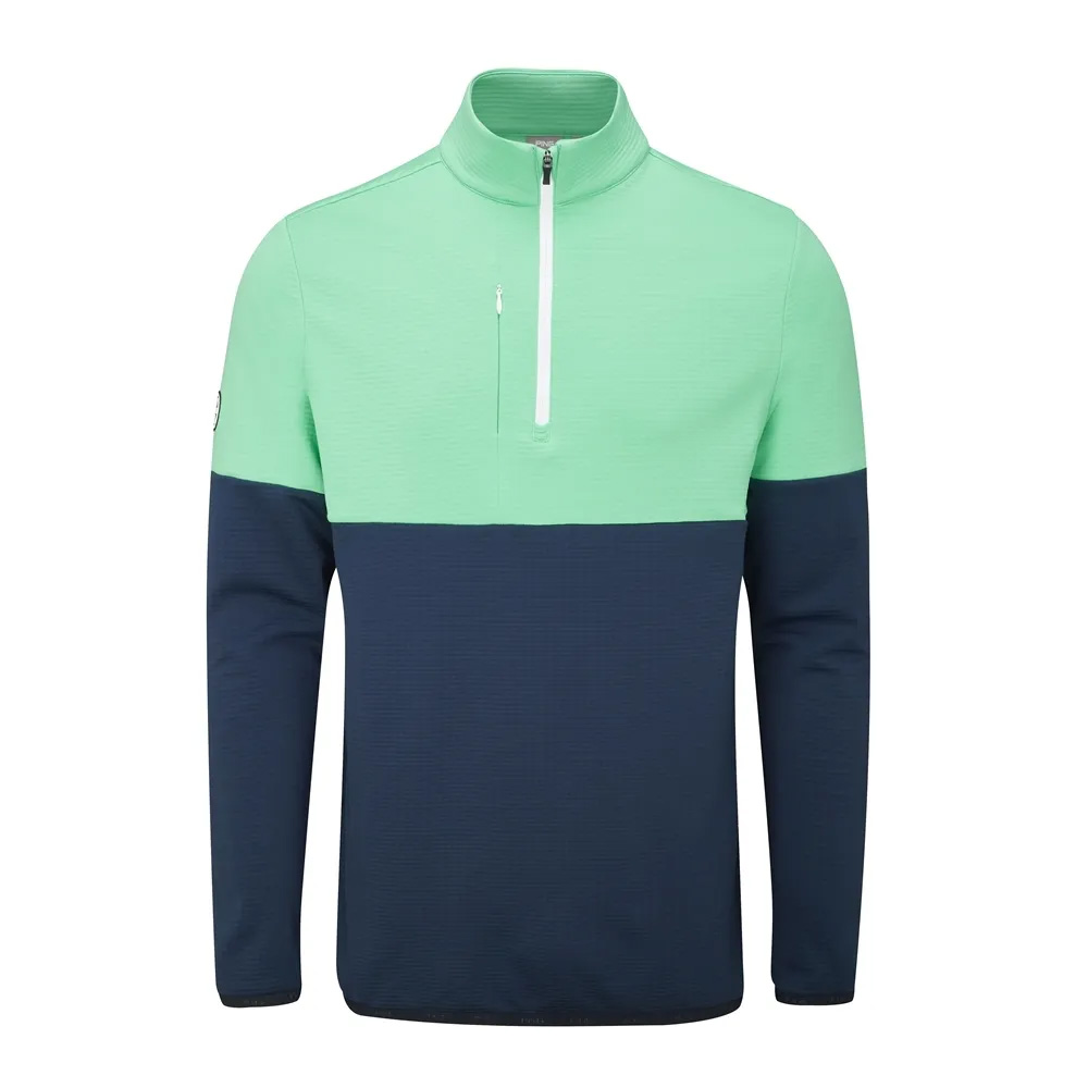 'Ping Golf Herren Nexus 1/4 Zip Pullover navy/tÃ¼rkis' von Ping