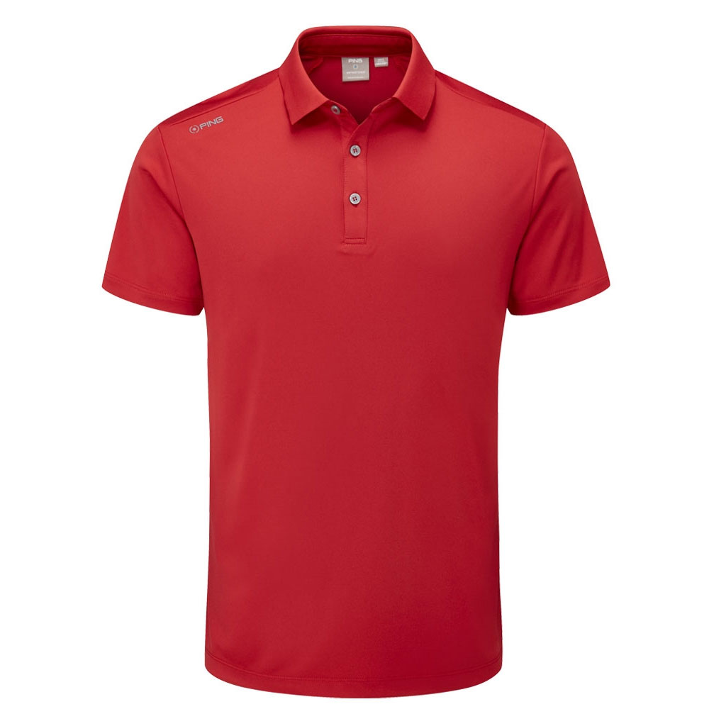 'Ping Golf Herren Polo Lindum rot' von Ping