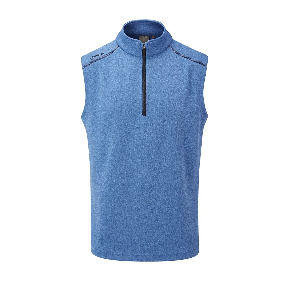 'Ping Golf Herren Ramsey Weste 1/4 Zip hellblau' 'Ping Golf Herren Ramsey Weste 1/4 Zip hellblau' von Ping