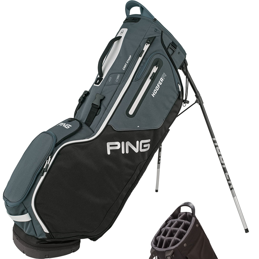 'Ping Hoofer 14 Standbag grau/schwarz' von Ping