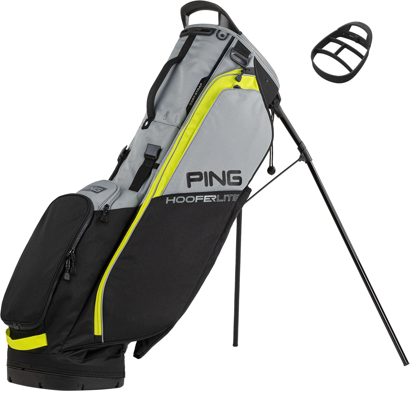 'Ping Hoofer Lite Standbag grau/schwarz' von Ping