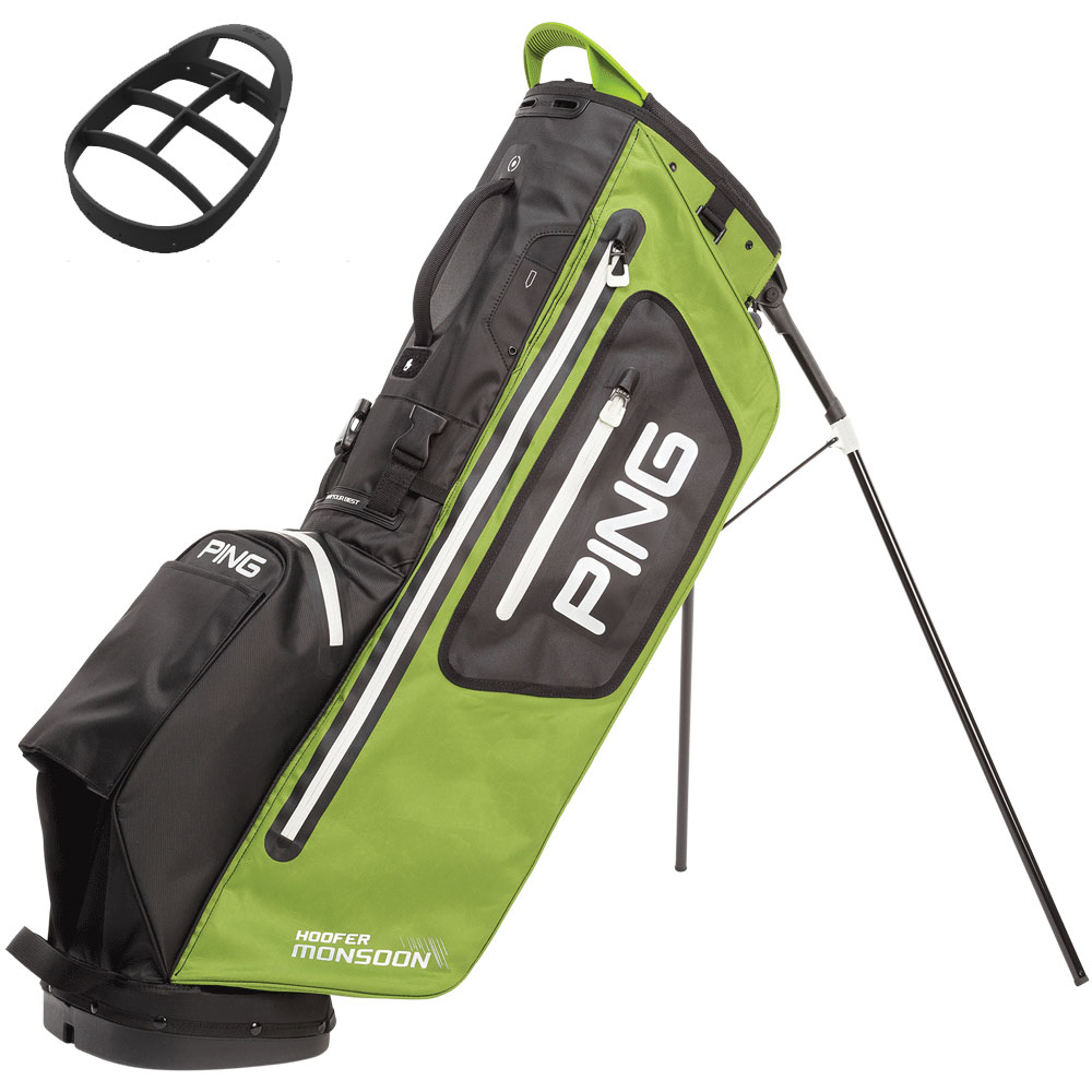 'Ping Hoofer Monsoon Standbag grün/schwarz' 'Ping Hoofer Monsoon Standbag grün/schwarz' von Ping