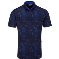 Ping Optic Groove Halbarm Polo navy von Ping