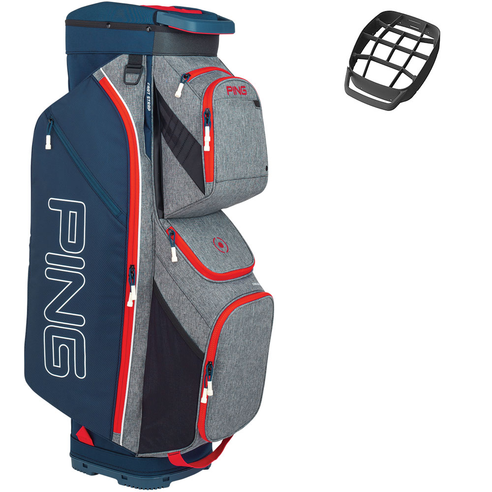 'Ping Traverse Cartbag grau/blau/rot' 'Ping Traverse Cartbag grau/blau/rot' von Ping