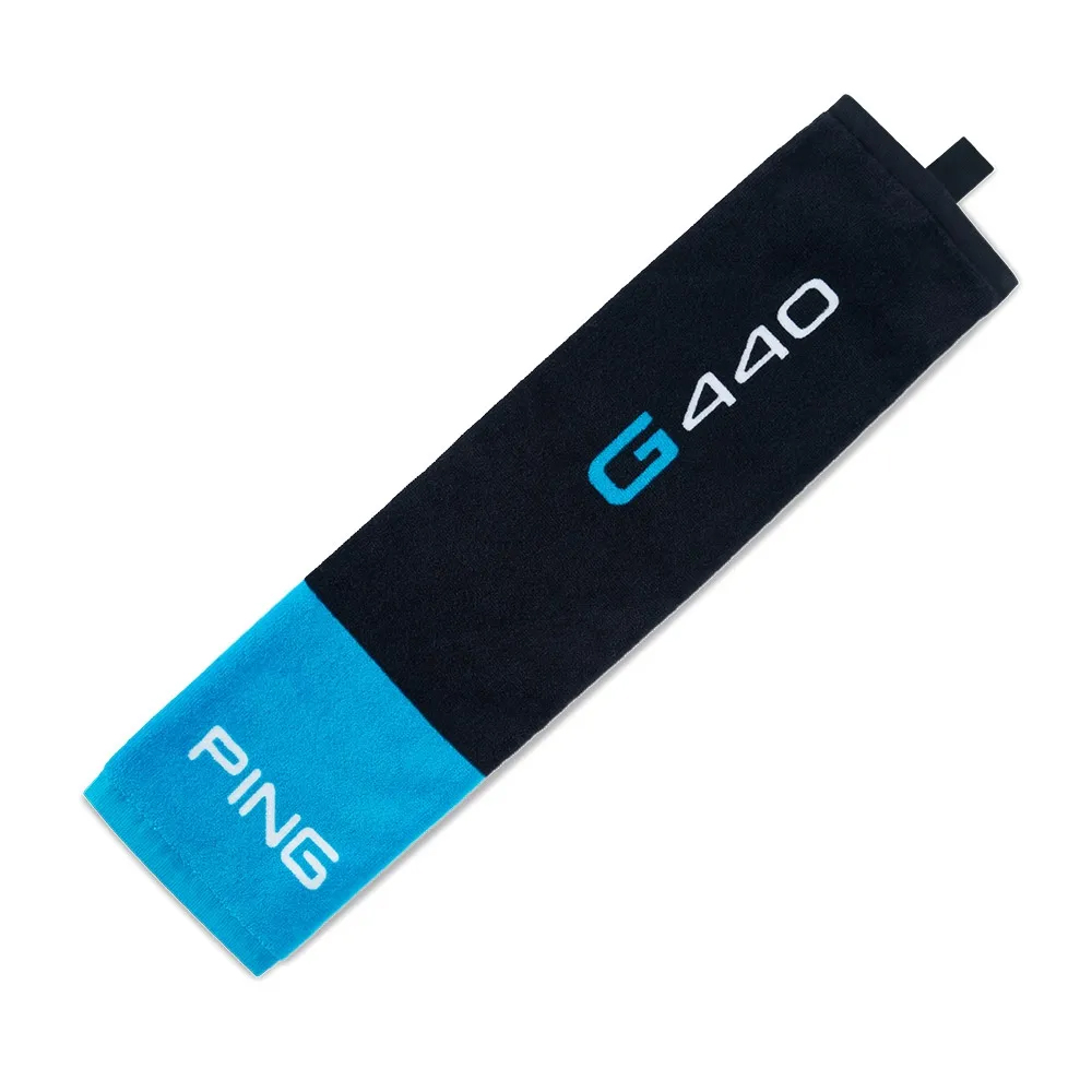'Ping Tri Fold Handtuch schwarz/grau G430' 'Ping Tri Fold Handtuch schwarz/grau G430' von Ping