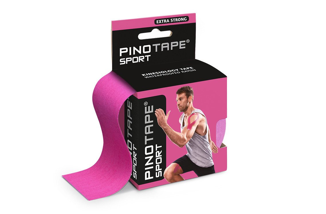 Pino Kinesiologie-Tape Pinotape Sport Tape Pink 5 cm x 5 m (1-St) von Pino