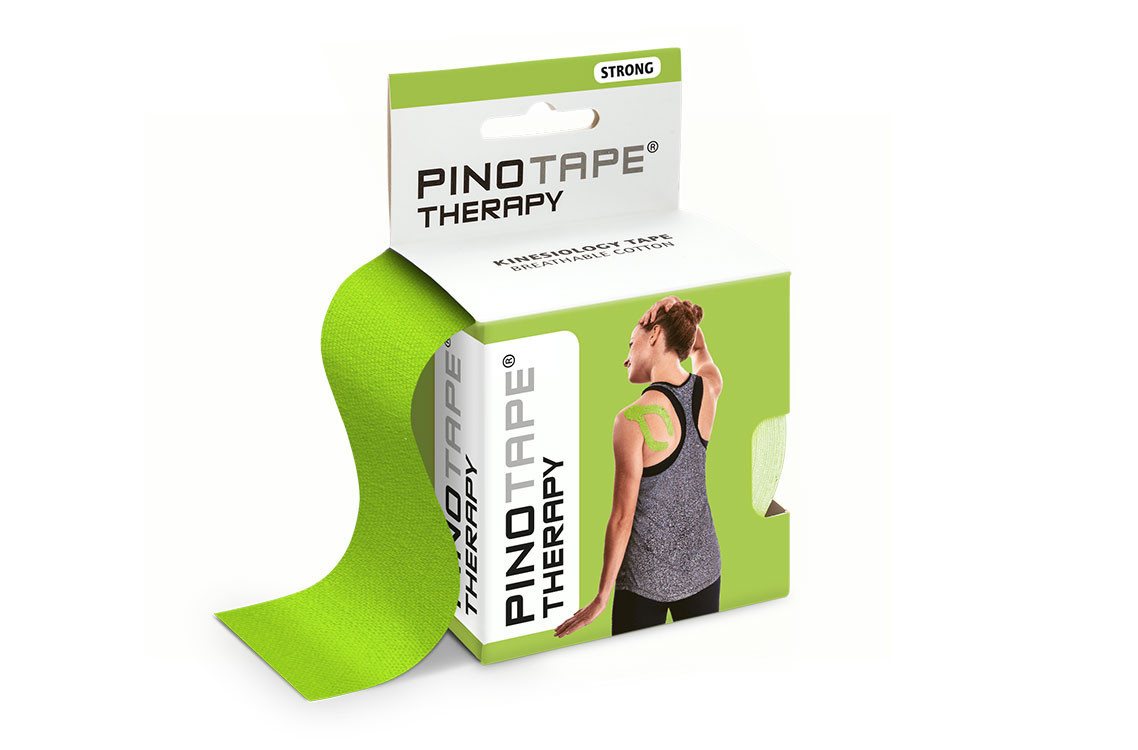Pino Kinesiologie-Tape Pinotape Therapy Kinesiologie Tape Grün Lime 5 cm x 5 m von Pino
