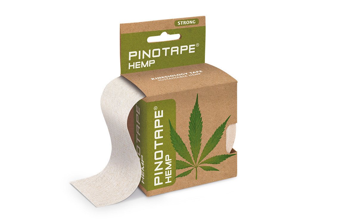 Pino Kinesiologie-Tape Pinotape Therapy Kinesiologie Tape Hanf 5 cm x 5 m von Pino