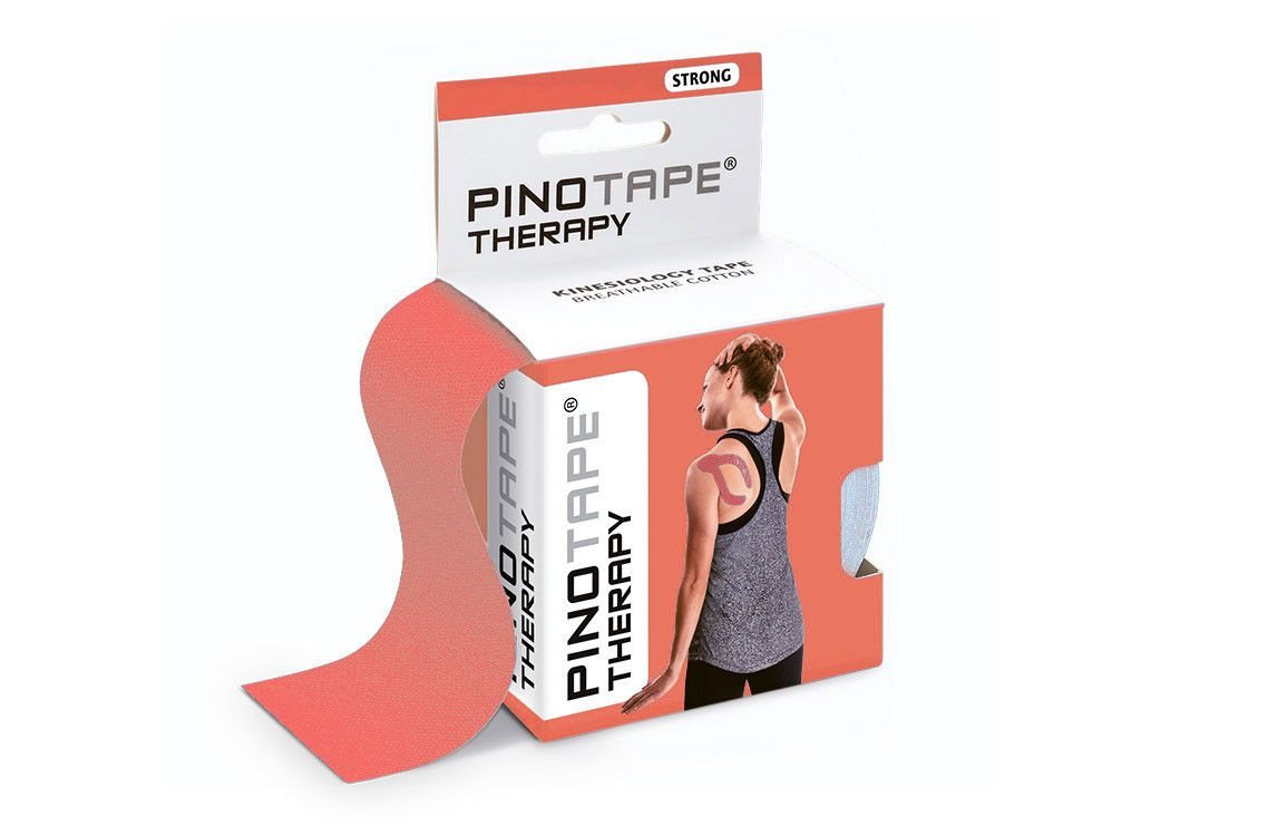 Pino Kinesiologie-Tape Pinotape Therapy Kinesiologie Tape Coral 5 m x 5 cm von Pino