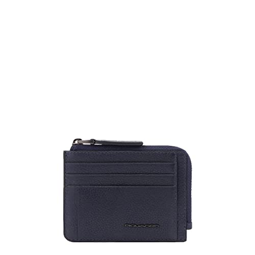 PIQUADRO, Zipper Coin Pouch with Document Holder, Credit Card Slots and RFID Anti-Fraud Protection, Blue, blau, Taglia Unica PIQUADRO, Zipper Coin Pouch with Document Holder, Credit Card Slots and RFID Anti-Fraud Protection, Blue, blau, Taglia Unica von Piquadro