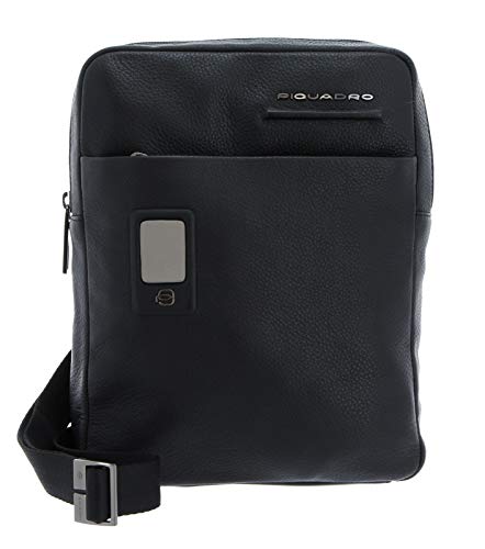 PIQUADRO Akron Herren Ledertasche, Einheitsgröße, Schwarz, Taglia unica, Akron PIQUADRO Akron Herren Ledertasche, Einheitsgröße, Schwarz, Taglia unica, Akron von Piquadro