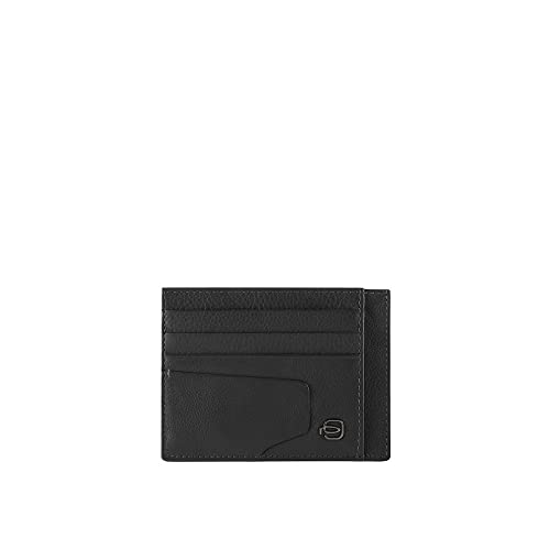 PIQUADRO Akron Kreditkartenetui aus Leder, Schwarz, Taglia Unica, Klassisch PIQUADRO Akron Kreditkartenetui aus Leder, Schwarz, Taglia Unica, Klassisch von Piquadro