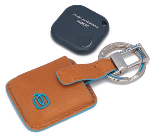 PIQUADRO Blue Square Key Holder with CONNEQU Sabbia Sahara von Piquadro