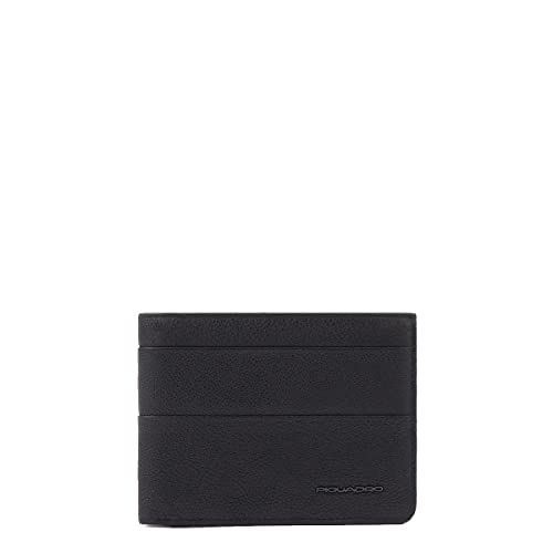 PIQUADRO Geldbörse für Herren aus Leder, Schwarz, 12,50 x 9,50 x 2,00 PIQUADRO Geldbörse für Herren aus Leder, Schwarz, 12,50 x 9,50 x 2,00 von Piquadro
