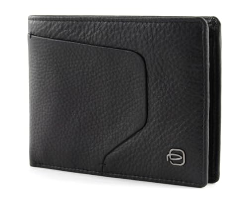 PIQUADRO Herren Geldbörse mit Geldbörse aus PU257AOR Leder, Schwarz, 13X9,5X2, Zeitgenössisch PIQUADRO Herren Geldbörse mit Geldbörse aus PU257AOR Leder, Schwarz, 13X9,5X2, Zeitgenössisch von Piquadro