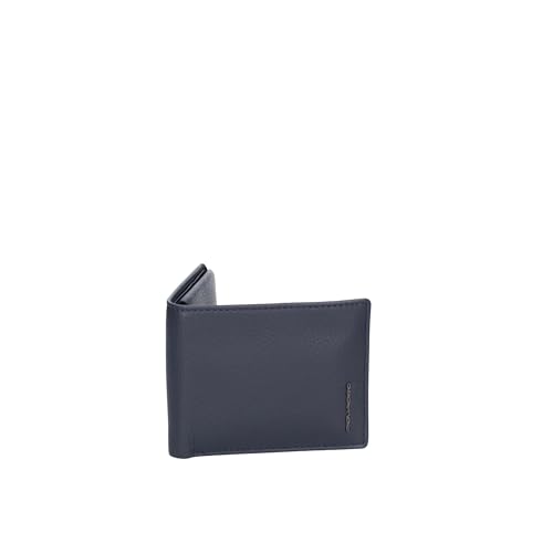 PIQUADRO Herrengeldbörse mit Münzfach und Kreditkartenfach, blau, Taglia Unica, Zeitgenössisch PIQUADRO Herrengeldbörse mit Münzfach und Kreditkartenfach, blau, Taglia Unica, Zeitgenössisch von Piquadro