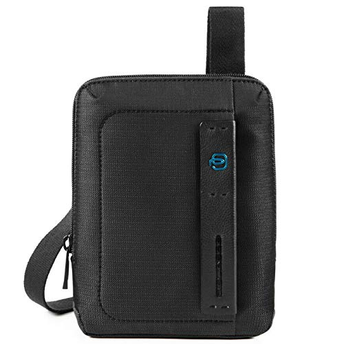 PIQUADRO Herren Umhängetasche mit iPad mini Halter, Schwarz, Einheitsgröße PIQUADRO Herren Umhängetasche mit iPad mini Halter, Schwarz, Einheitsgröße von Piquadro