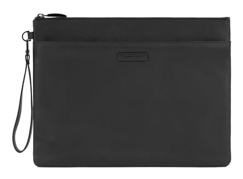 PIQUADRO Modus, Große Handtasche mit Fronttasche mit Reißverschluss, Leder, Unisex, für Erwachsene, Schwarz, Schwarz PIQUADRO Modus, Große Handtasche mit Fronttasche mit Reißverschluss, Leder, Unisex, für Erwachsene, Schwarz, Schwarz von Piquadro
