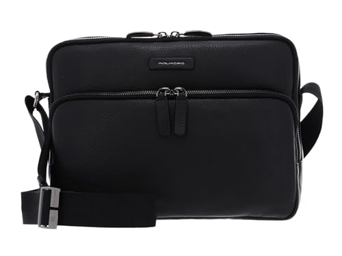 PIQUADRO Modus, Herren Lederschultergurt, 2 Lederfächer, Nero, PIQUADRO Modus, Herren Lederschultergurt, 2 Lederfächer, Nero, von Piquadro