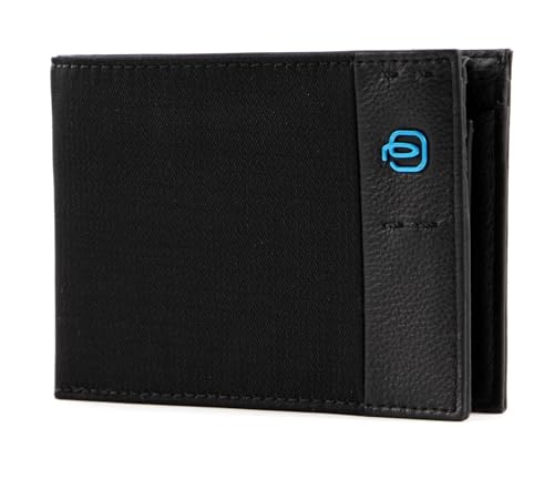 PIQUADRO Pulse Geldbörse aus Leder, Chevron Schwarz, Taglia Unica, P16 PIQUADRO Pulse Geldbörse aus Leder, Chevron Schwarz, Taglia Unica, P16 von Piquadro