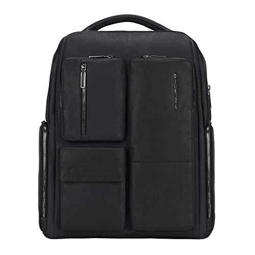 PIQUADRO W116 Rucksack Herren CA5886W116-N Schwarz Unisex - Erwachsene, Schwarz, XL, Business von Piquadro