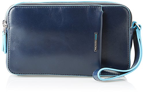 Piquadro , Unisex-Erwachsene portemonnaie, Blau - Blau (Blu Notte BLU2) - Größe: 5x12x21 cm (W x H x L) von Piquadro