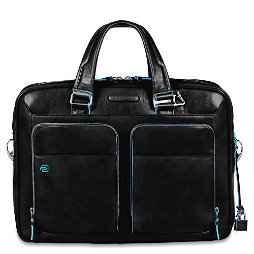 Piquadro Blue Square 15 '' Aktentasche mit Laptop-Fach, Schwarz - CA2849B2 Piquadro Blue Square 15 '' Aktentasche mit Laptop-Fach, Schwarz - CA2849B2 von Piquadro