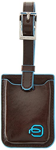 Piquadro Blue Square Kofferanhänger, Leder, Mahagoni, 16 cm von Piquadro