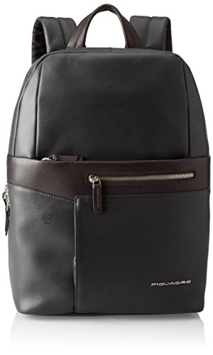 Piquadro Herren Ca4115w82 Rucksack, Schwarz, 14x39.5x28 cm (W x H x L), Rucksack von Piquadro