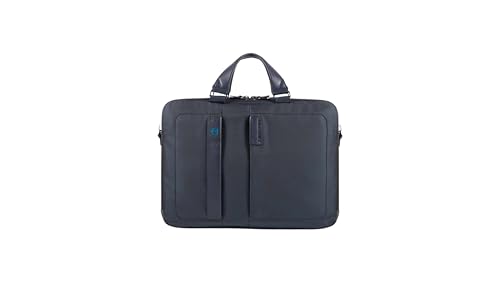 Piquadro P16 Aktentasche mit zwei Griffen aus Leder und Stoff, zwei Fächer Piquadro P16 Aktentasche mit zwei Griffen aus Leder und Stoff, zwei Fächer von Piquadro