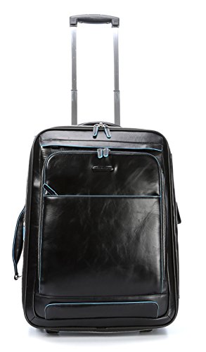 Piquadro Trolley Kollektion Blue Square, 39 Liter, Schwarz von Piquadro