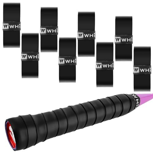 Piriuuo 8 Stück Griffband Tennisschläger, Griffband Anti-Rutsch Overgrip Badminton Grip Schweißabsorbierender Tennisschläger Griffband Griptape für Tennis Griffbänder Squash Schläger Piriuuo 8 Stück Griffband Tennisschläger, Griffband Anti-Rutsch Overgrip Badminton Grip Schweißabsorbierender Tennisschläger Griffband Griptape für Tennis Griffbänder Squash Schläger von Piriuuo