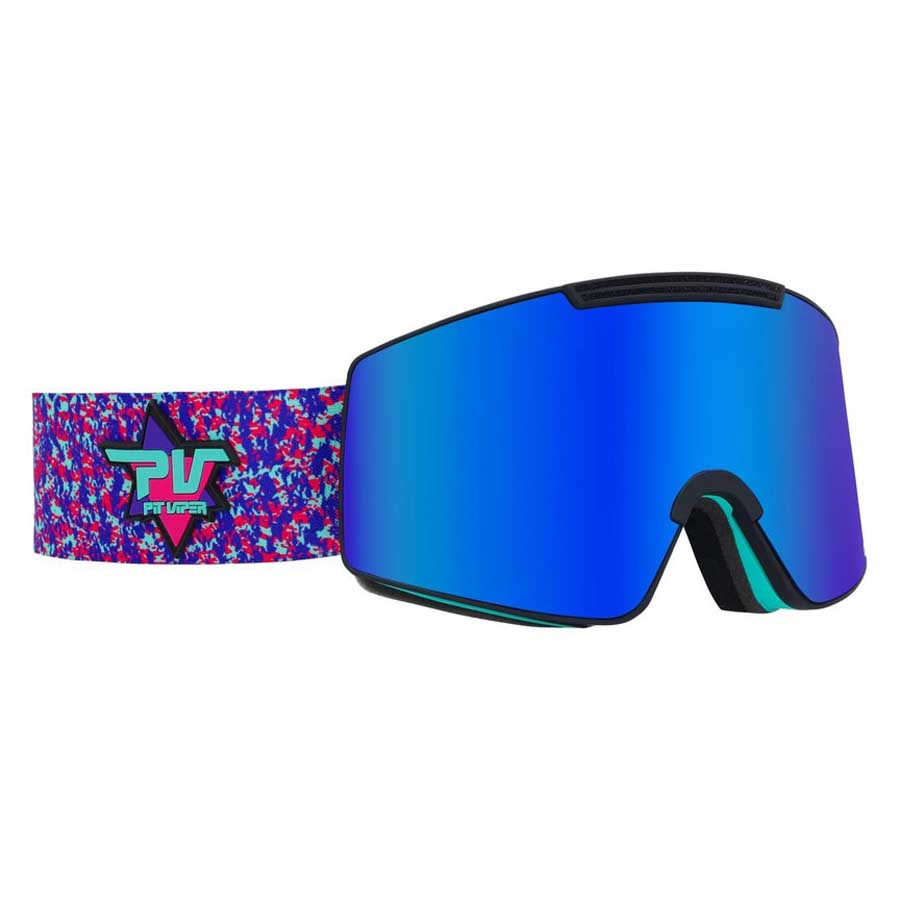 Pit Viper The Fun Rug Proform Ski Goggles Blau Blue Purple Revo/CAT3+CAT1 Pit Viper The Fun Rug Proform Ski Goggles Blau Blue Purple Revo/CAT3+CAT1 von Pit Viper