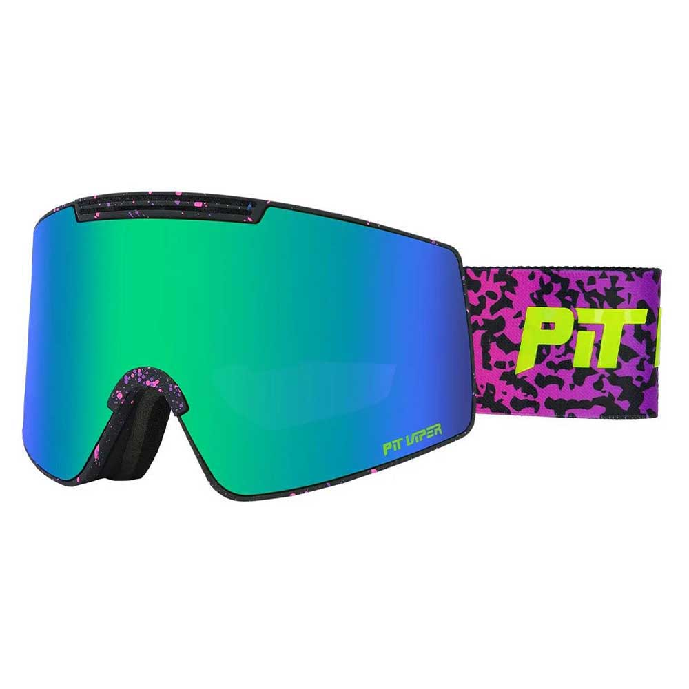 Pit Viper The Low Tai´d Proform Ski Goggles Schwarz,Rosa Blue Green Revo/CAT3+CAT1 von Pit Viper