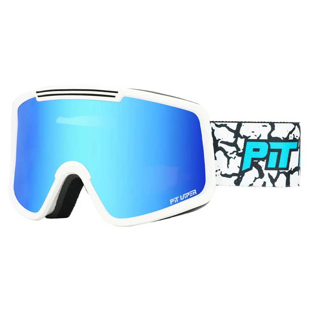 Pit Viper The Miami Nights French Fry Small Ski Goggles Weiß Blue Revo/CAT3 Pit Viper The Miami Nights French Fry Small Ski Goggles Weiß Blue Revo/CAT3 von Pit Viper