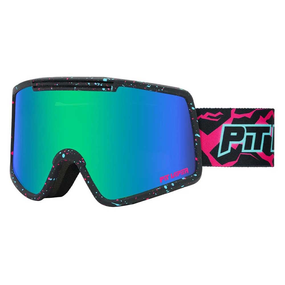 Pit Viper The Midnight French Fry Small Ski Goggles Schwarz Blue Green Revo/CAT3 Pit Viper The Midnight French Fry Small Ski Goggles Schwarz Blue Green Revo/CAT3 von Pit Viper