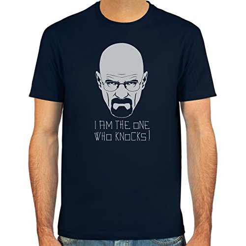 Pixda T-Shirt Walt, I am The one who Knocks! ::: Farbauswahl: deepred, Oliv, Navy oder schwarz ::: Größen: S-XXL von Pixda