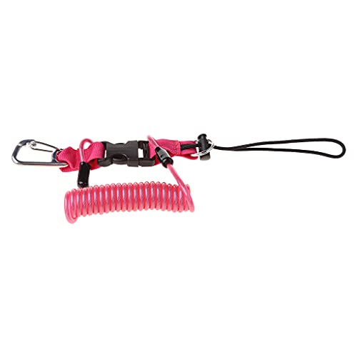 Pjeghbvop Unterwasser-Tauchspule Kamera Licht Taschenlampe Lanyard Clip Schnallen Federgurt von Pjeghbvop