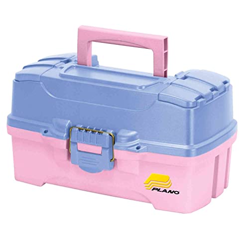 Plano Unisex-Erwachsene 2-Tray Tackle Box-Periwinkle Angelbox mit 2 Fächern, Immergrün/Rosa, Periwinkel/Pink, Einheitsgröße Plano Unisex-Erwachsene 2-Tray Tackle Box-Periwinkle Angelbox mit 2 Fächern, Immergrün/Rosa, Periwinkel/Pink, Einheitsgröße von PLANO
