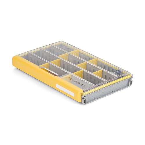 PLANO Unisex-Erwachsene Edge Professional 3700 Standard Tackle Storage Geräteaufbewahrung, Klar und Gelb PLANO Unisex-Erwachsene Edge Professional 3700 Standard Tackle Storage Geräteaufbewahrung, Klar und Gelb von PLANO